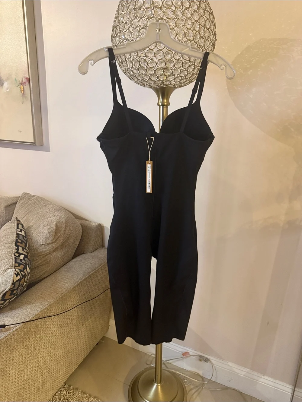 SKIMS Black Sculpting Underwire Bodysuit M NWT